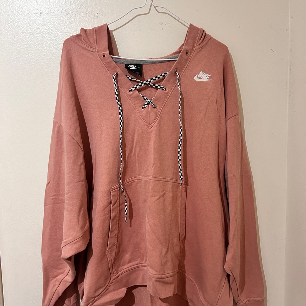 Nike Women's Rose Lace-Up Sweatshirt